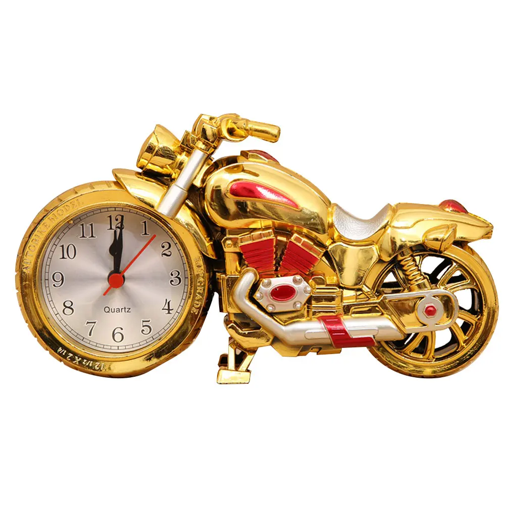 ABS Будильник-Мотоцикл Часы мотоцикл Horologium декоратор ремесла мини офисные подарки студенческие творческие игрушки