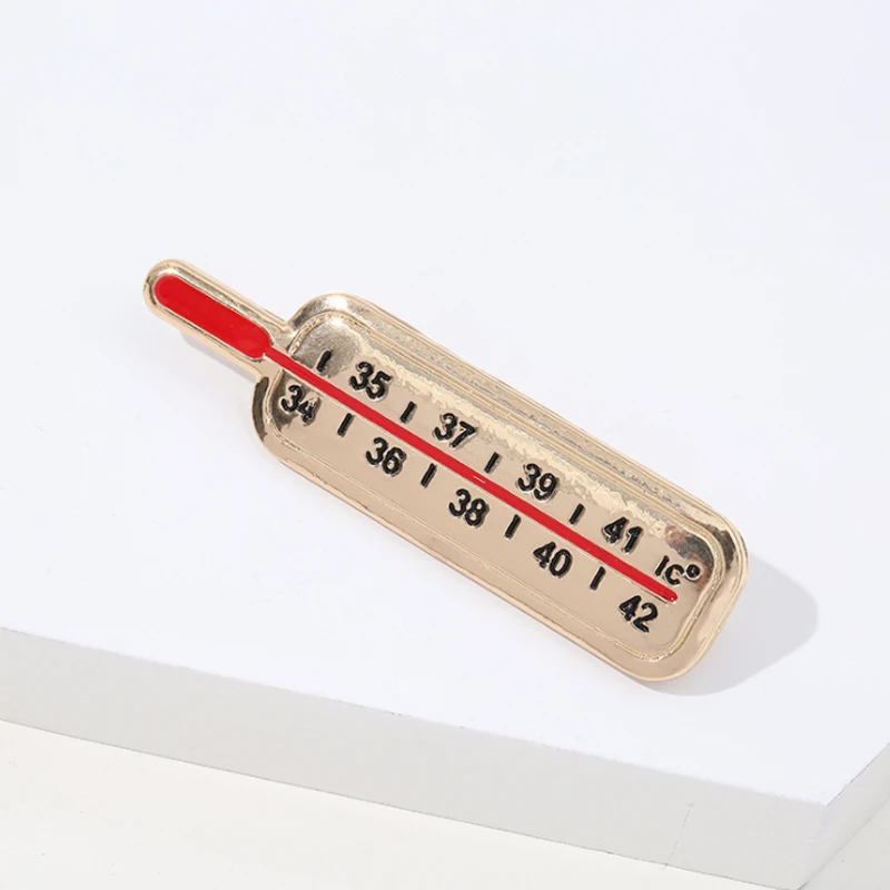 Elegant Heart-Shaped Medical Brooch Pin - Perfect