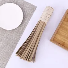 

1pc Bamboo Wok Brush Pan Brushes Long Handle Wok Cleaning Brush Dish Natural Brushes Kitchen Tool For Home Restaurant