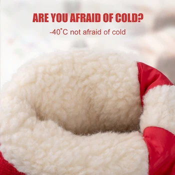 Women Boots Non-slip Waterproof Winter Ankle Snow Boots Platform Winter