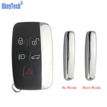 Okeytech, para land rover range rover sport discovery 4 evogue lr4 2010-15 reinstalação para xe xfl et jaguar chave do carro freelander, 5 botões