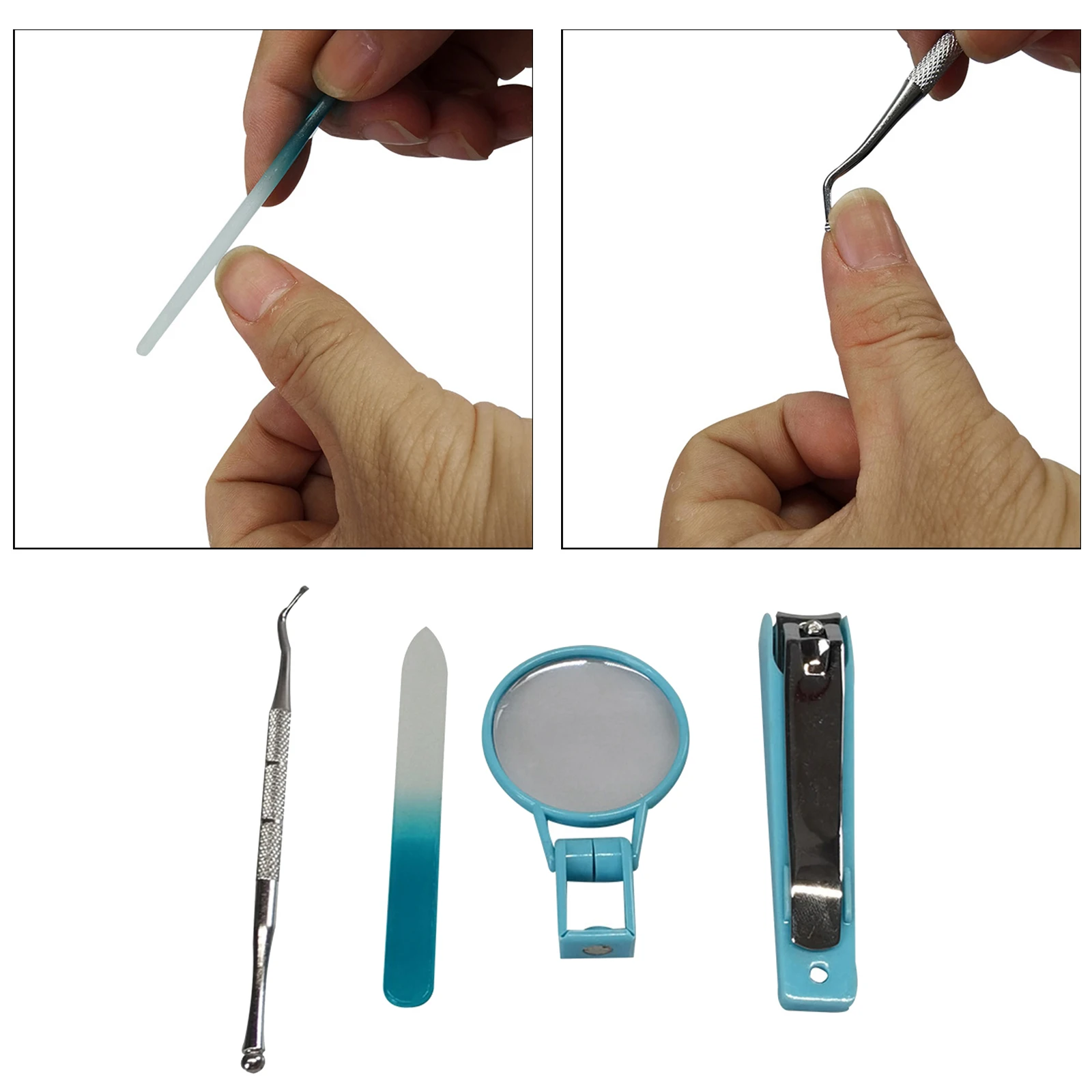 Nail Clippers with Magnifying Glass,Fingernails & Toenails Clippers Nail Cutter for Elderly and Baby Nail Manicure Tool
