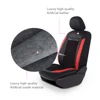 PU leather universal car seat cover artificial suede diamond pattern FIt for most cars high-end luxury car interiors ► Photo 3/6