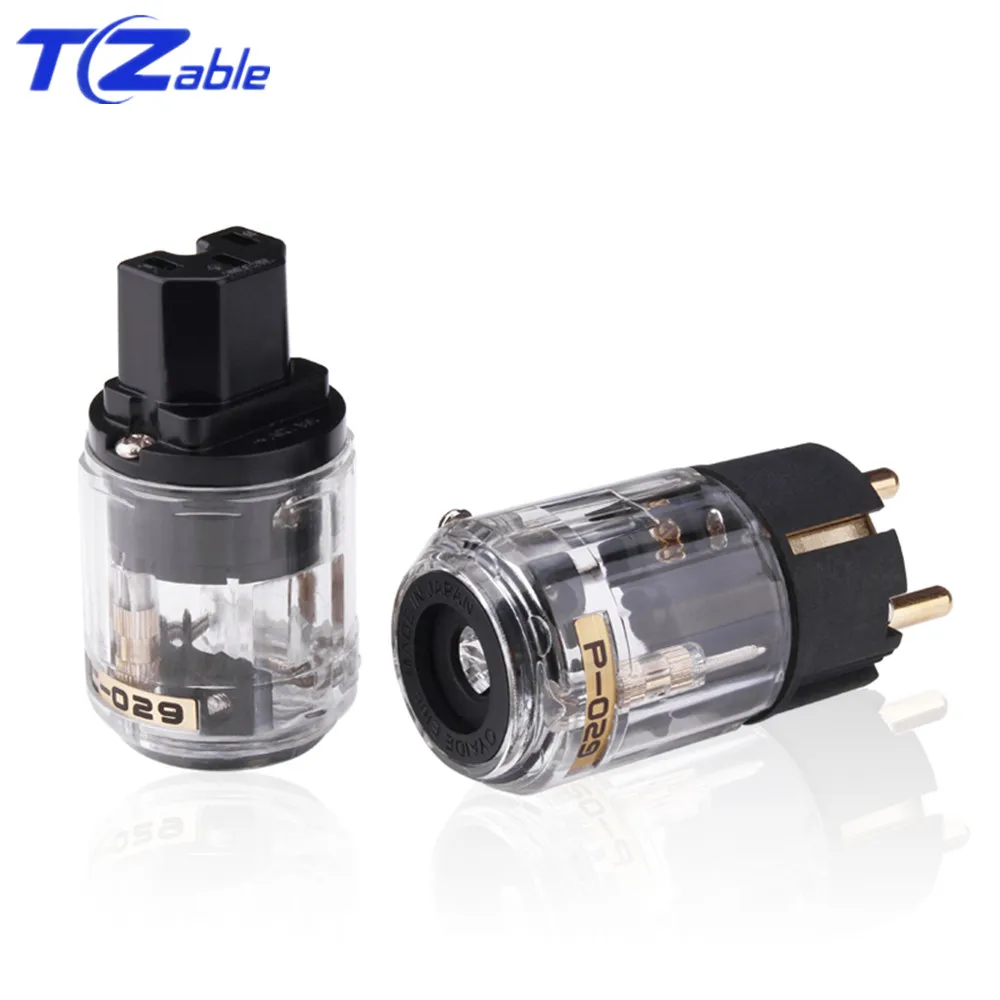 ЕС разъем питания Мужская вилка iec Высокое качество аудио-видео адаптер золотое