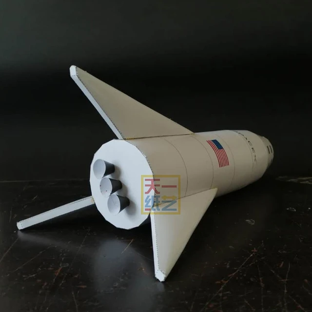 35cm Starship Falcon Rocket Paper Model DIY Popular Science Manual Class Stereo Origami Toy 2