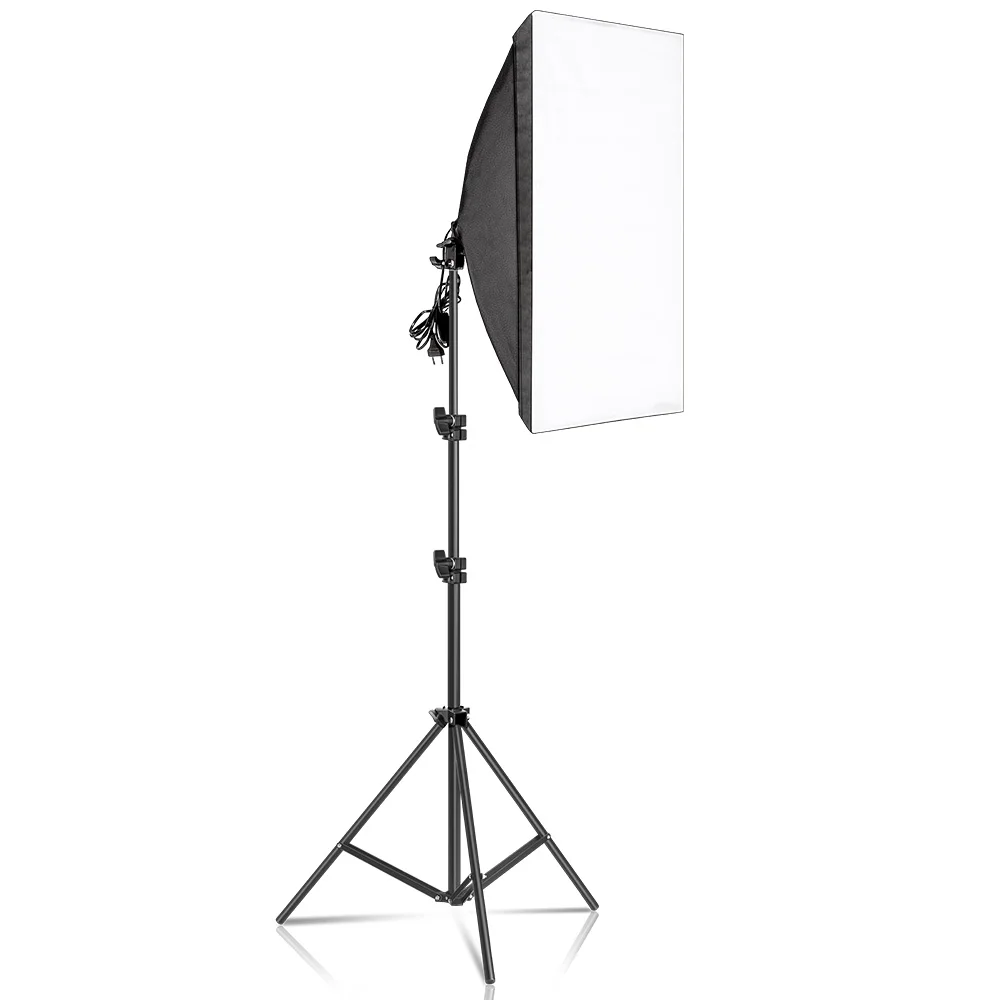 Photography Softbox Lighting Kits 50x70CM Professional Continuous Light System Soft box For Photo Studio Equipment