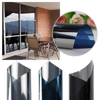 

Double-sided Reflective Uv Car Window Film Sticker Self-adhesive Mirror Film Glass Unidirectional Privacy Shading Film