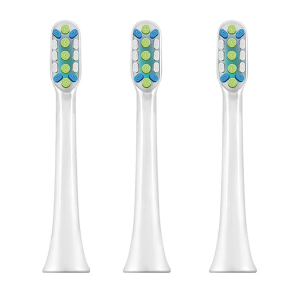 Soocas X3 X1 X5 насадки для зубных щеток для Xiaomi Mijia X3 насадка для зубной щетки оригинальная звуковая электрическая сменная насадки зубных щеток - Цвет: 3PCS white