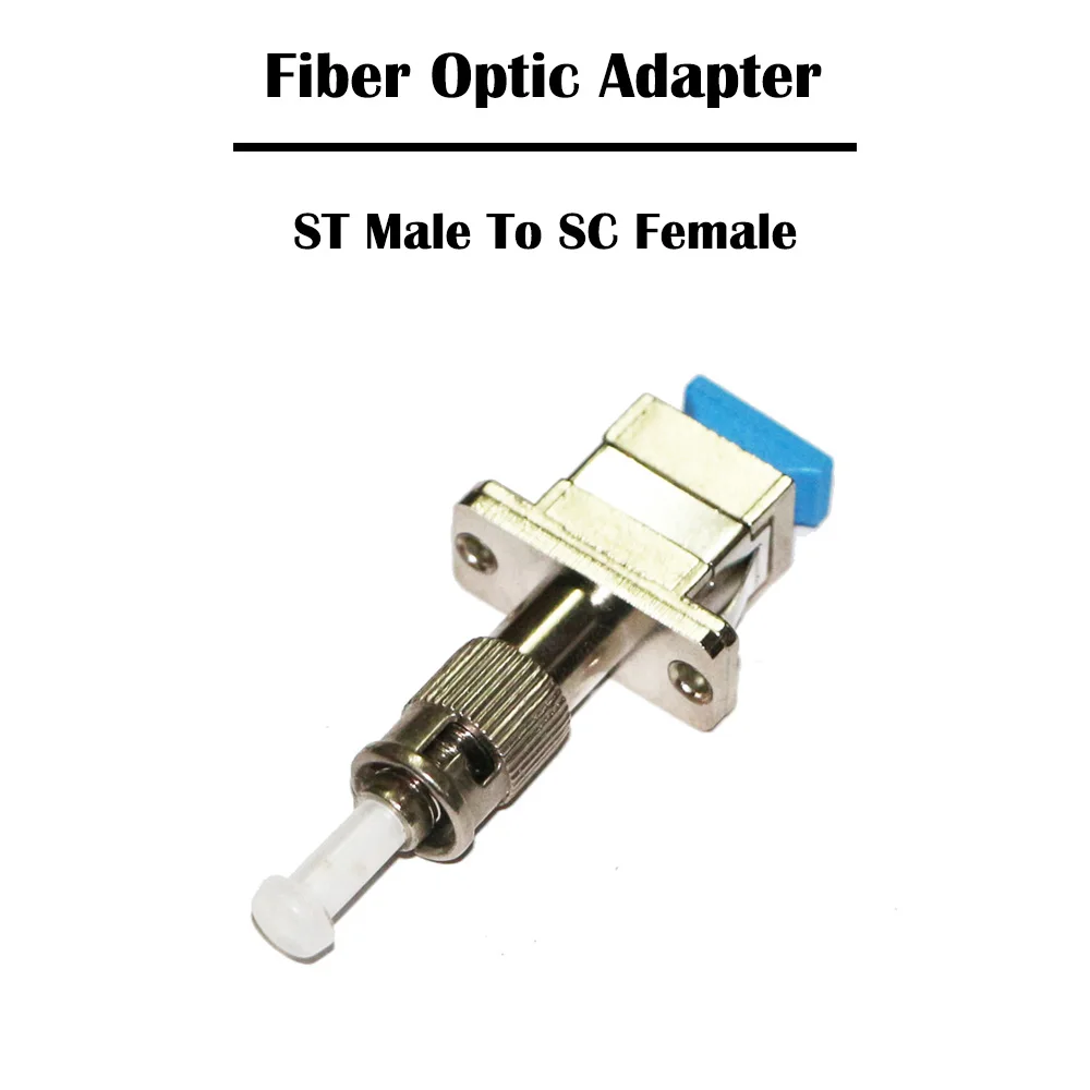 ST Male to SC Female LC FC волоконный адаптер 9/125 FTTH Simplex|Оптоволоконное оборудование| |