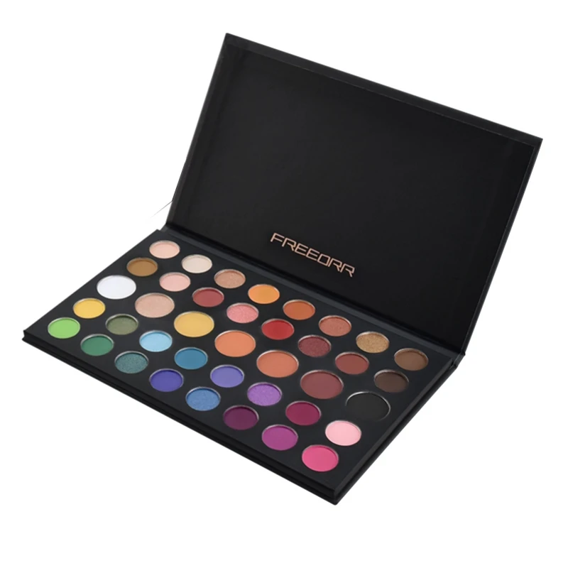 39-color Matte Shimmer Eyeshadow Palette Long-lasting Waterproof Smudge-proof Eye Shadow Hot - Цвет: 01