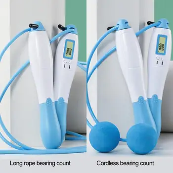 

Adjustable skipping rope jump rope speed skipping electronic bearing counting skipping rope crossfit workout gym home fitness