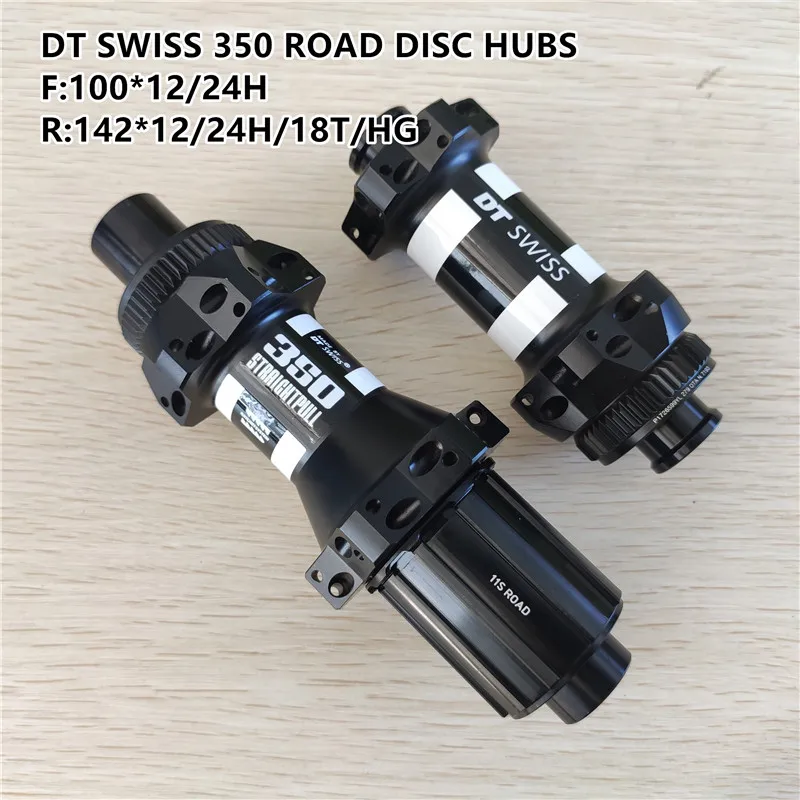 Dt Swiss 350 Disc Brake Road Bike Hubs Straight Pull Sealed Bearing Super  Light The Central Loskdrum Shaft 24h 18t Hg/xdr 12s - Bicycle Hubs -  AliExpress
