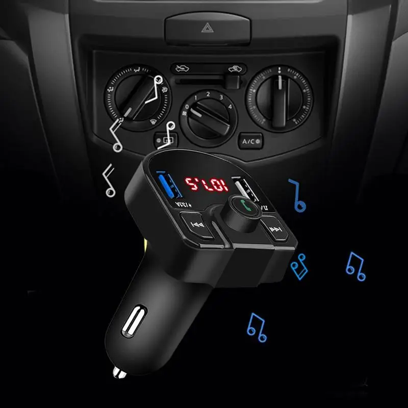 FM трансмиттер автомобильный с поддержкой Bluetooth 3 1 А|FM-трансмиттеры| |