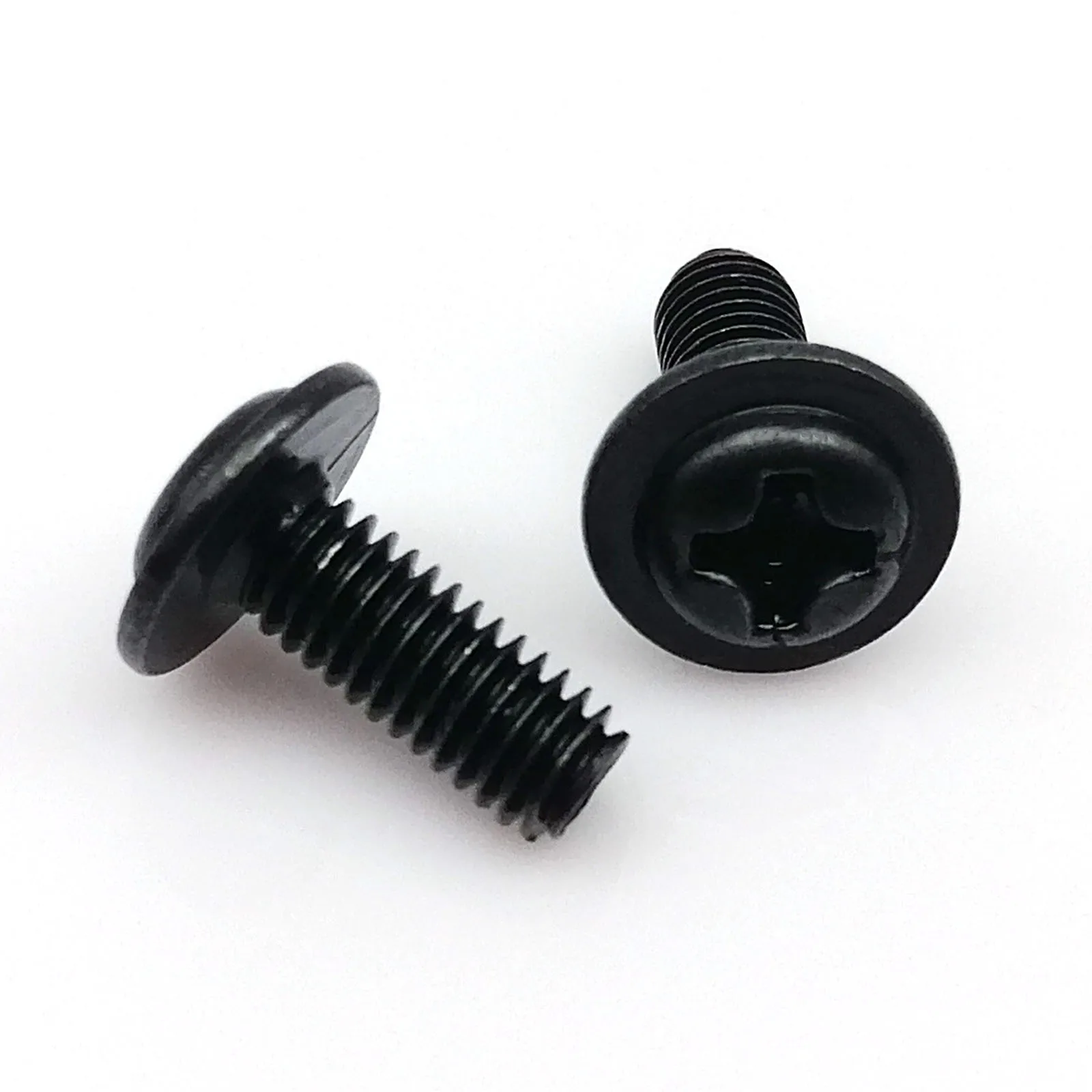 Screw Bolt 100pcs Black M3*4/5/6/8mm PC Case Chassis Motherboard CD DVD Rom Mount Fix Repair Phillips Washer Head DIY Computer