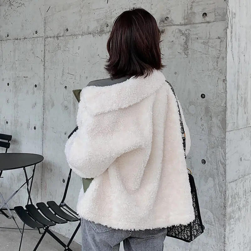 

Real Fur Sheep Shearing Winter Coat Wool Jacket for Women Clothes 2020 Abrigo Mujer B19F36221 YY932