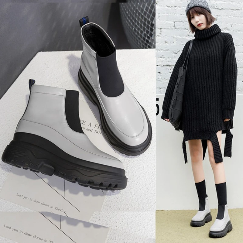 

Women's Rain Boots Waterproof Shoes Woman Water Shoes Rubber Lace Up PVC Women Boots Sewing Solid Fashion Rainboots