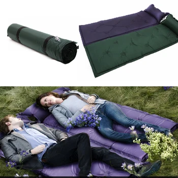 

183*57*5CM Single Automatic Inflatable Cushion Pad Thickening Bed Mattress Outdoor Tent Lunch Rest Mat Spliced Thick Pillow Air