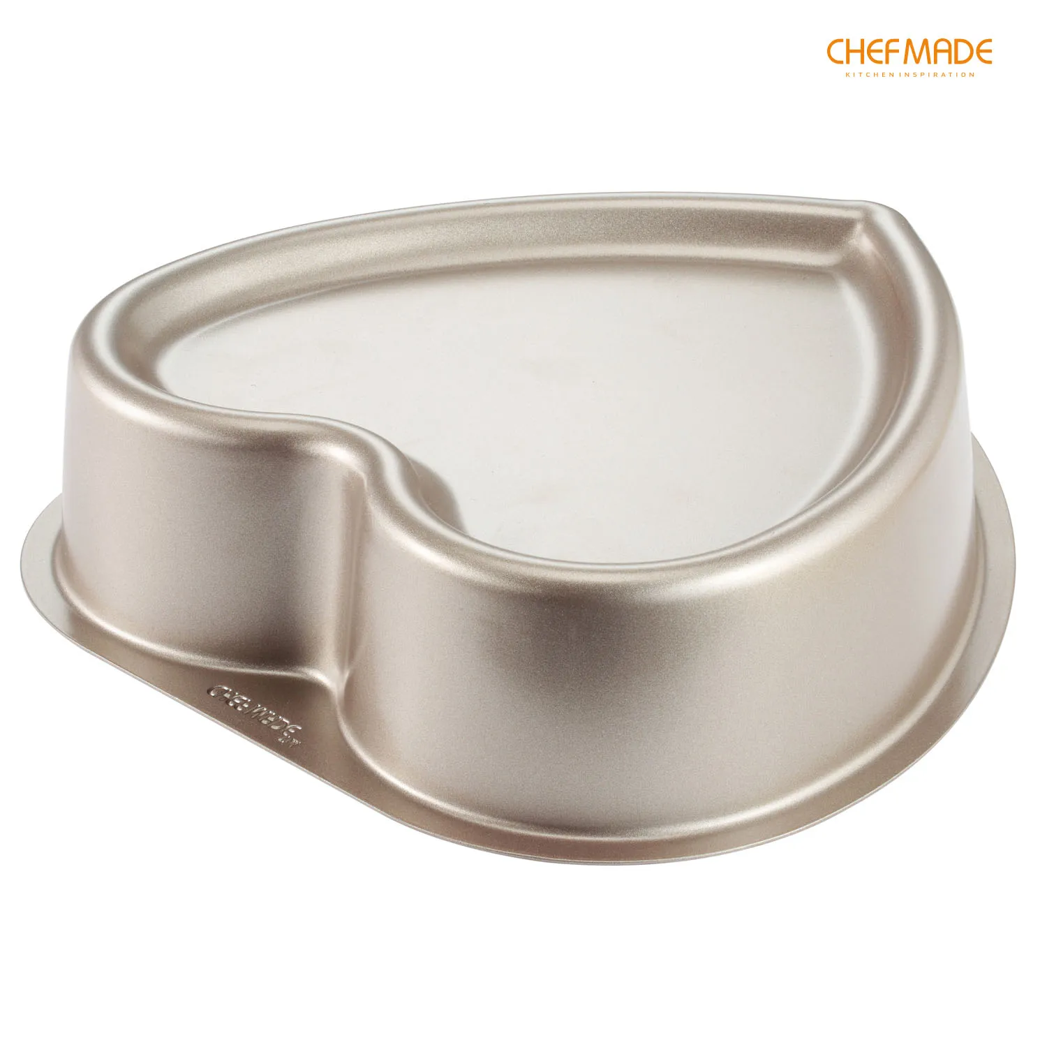 

CHEFMADE 9-Inch Heart-Shaped Cake Mold, Non-Stick Cheesecake and Bread Pan, FDA Approved for Kitchen Oven Baking