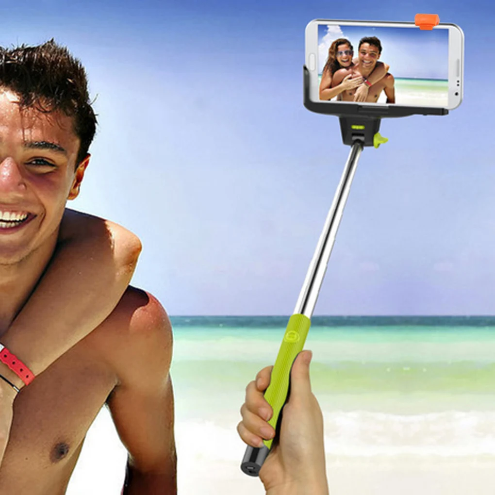 

Wireless Bluetooth Selfie Stick Extendable Handheld Monopod Replacement for Samsung/iPhone Cell Phone