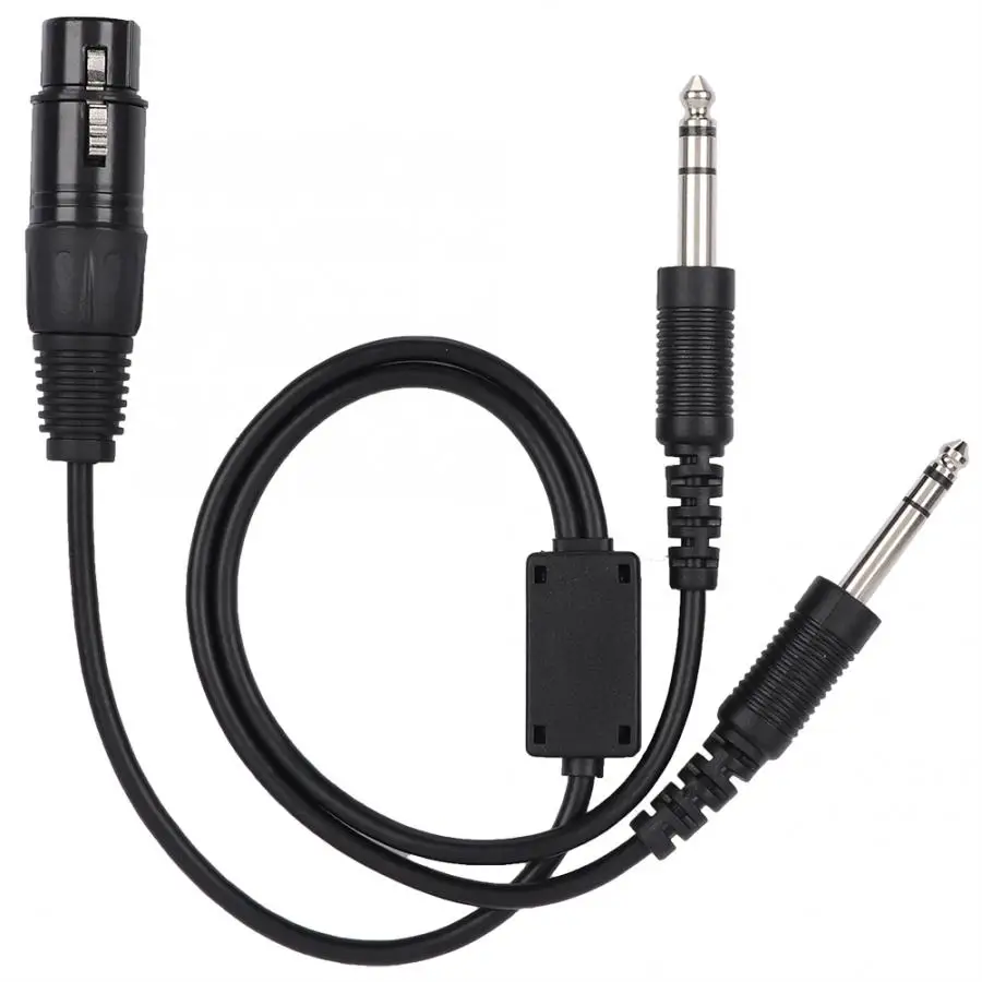 

For Airbus XLR To GA Dual Plug 5 Pin Headset Adapter Cable Aviation Headphone Cable earphone accessories