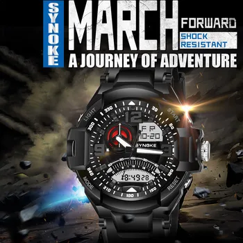 

Fashion Multifunction Sport Watch Men Stainless Steel Life Waterproof Military Wrsit Watch Male Clock Gift horloges mannen 2020