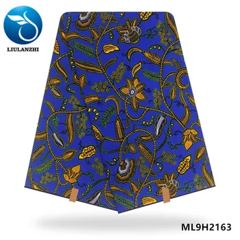 

LIULANZHI African Wax Prints Fabric Dutch Wax 100% Cotton Dress Sewing African Ankara Printing Wax 6 yards/lot ML9H2159-73