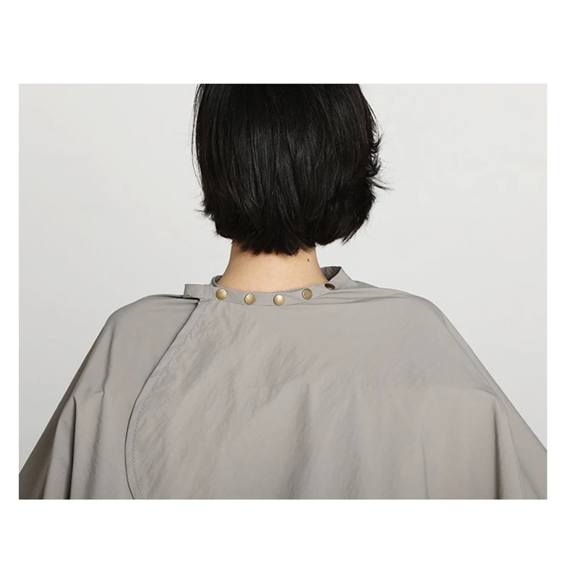 Salon Professional Haircut Shawl Snap Waterproof Hairdresser Hairdressing Apron Barber Hair Cutting Dye Hair Styling Capes