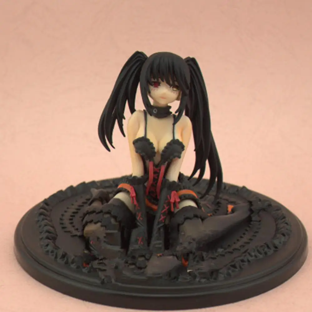 

Anime Sexy Girl 1/7 Scale DATE A LIVE Tokisaki Kurumi Sitting Ver. PVC 10 CM Action Figure Model Christmas Gift Toy BOX D893