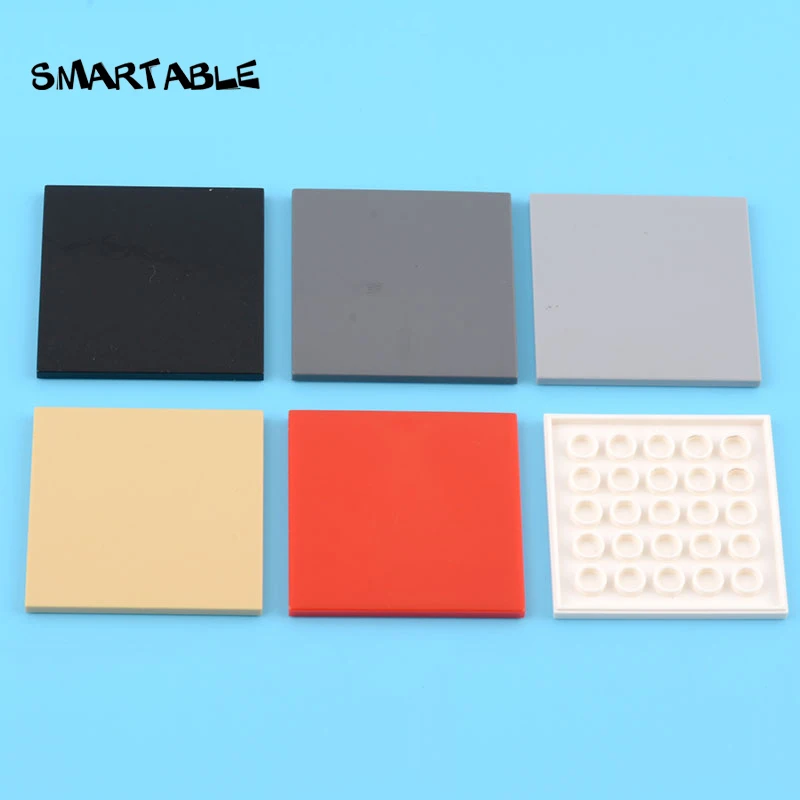 

Smartable Tile 6x6 с пазами строительные блоки MOC детали DIY игрушки для детей креативные совместимые с основными брендами 10202 игрушки 10 шт./лот