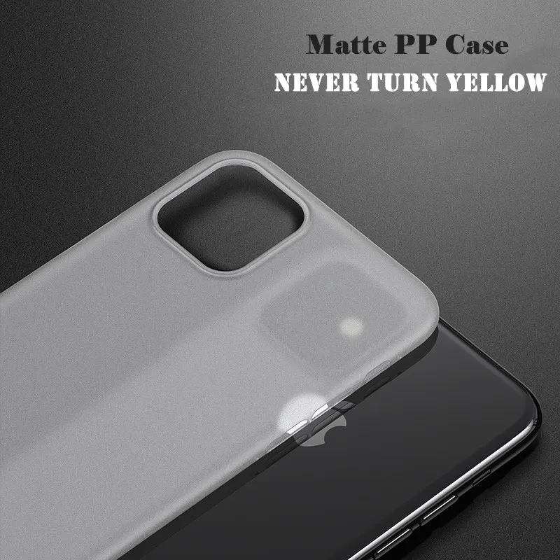 Matte PP Case For iPhone 11 Pro XS Max XR 6s 7 8 6 Plus X Cover 0.26mm
Ultra Thin TPU Case For Apple iPhone 11 7 8 6s XR Funda