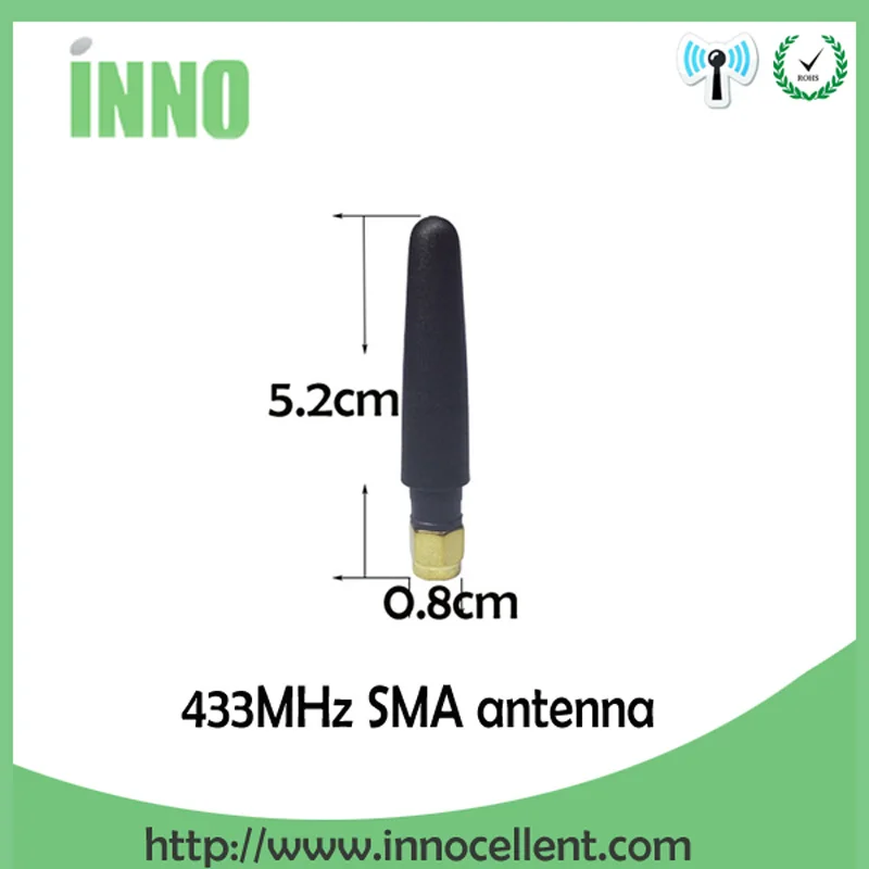 433MHz Antenna lora 3dbi SMA Male Connector 433 MHz Directional Antena Small IOT Waterproof Antenne for Lorawan watermeter 433m