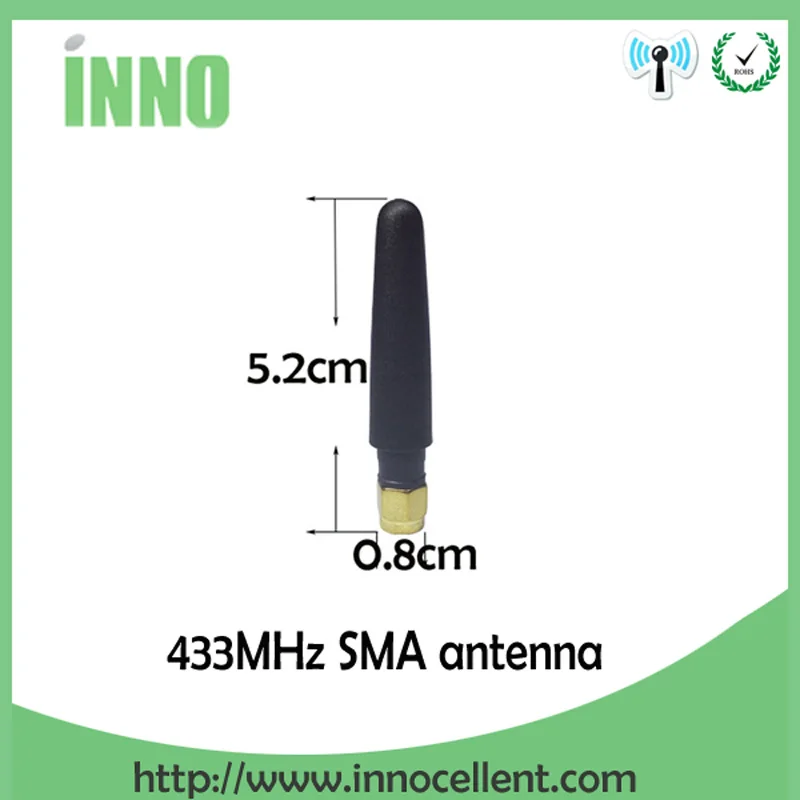 1 шт. 433 MHz Антенна 3dbi SMA разъем 433 MHz направленная антенна небольшого размера Водонепроницаемая антенна для ватерметра Lorawan 433m