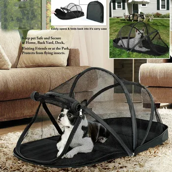 

2020 New Solid Ployester Breathable Detachable Outdoor Travel Portable Dog Carriers Folding Pet Bag for Small Dogs D1519