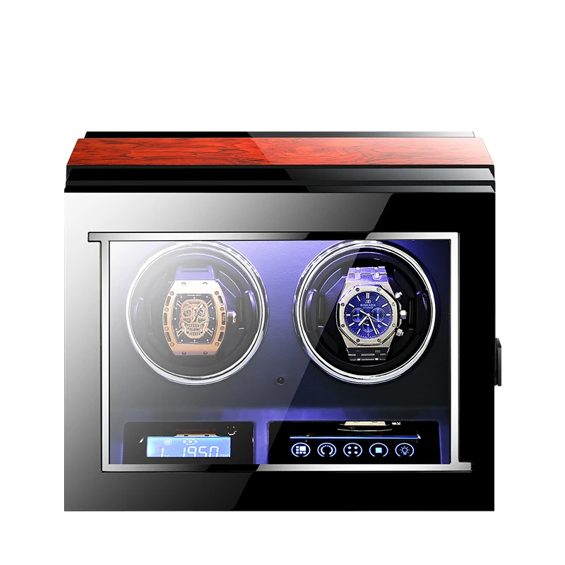 Luxury Automatic watches box with Mabuchi motor LCD touch screen and Remote control Watch winder box Luxury Automatic watches box with Mabuchi motor LCD touch screen and Remote control Watch winder box