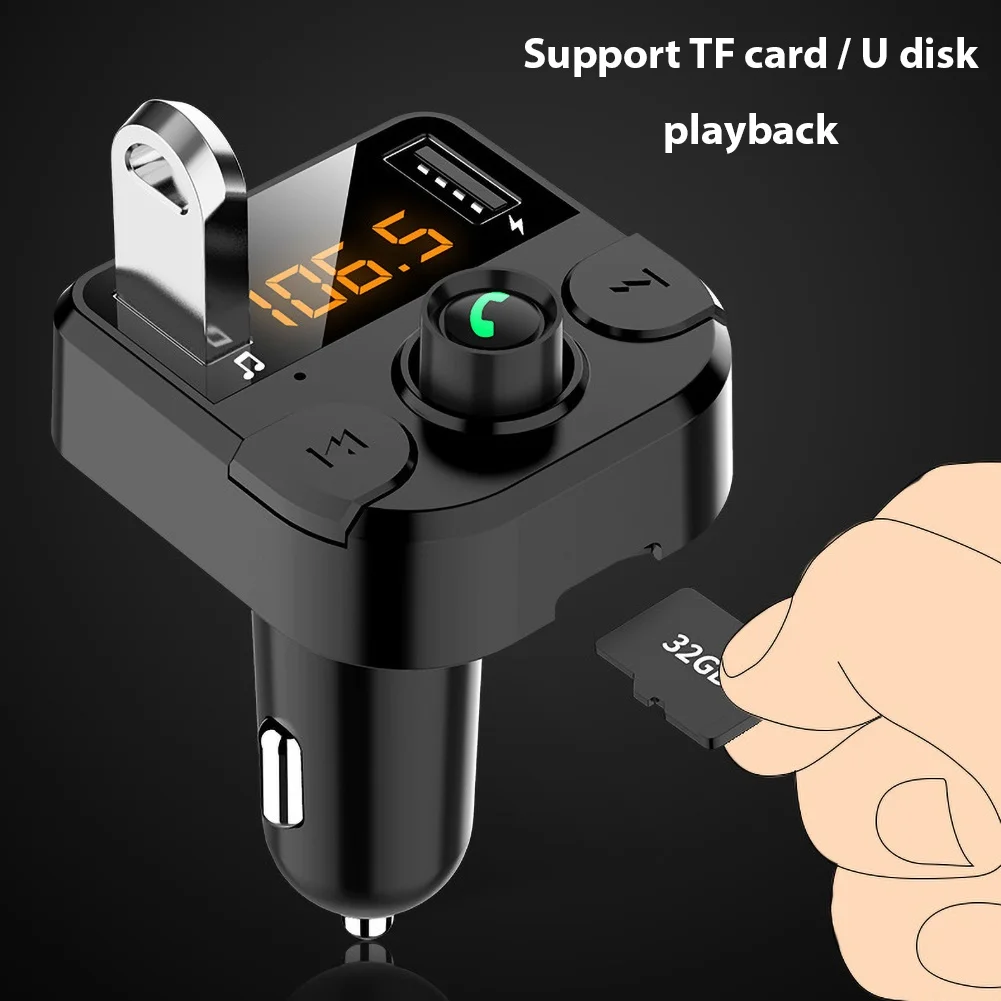 Автомобильный Bluetooth MP3-плеер BT36B Bluetooth Dual USB Автомобильное зарядное устройство fm-передатчик Громкая связь аудио mp3-плеер
