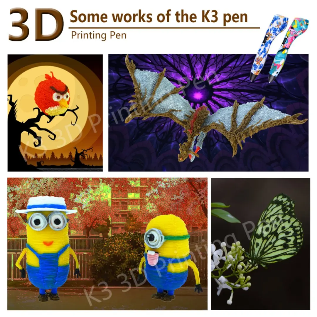 3D ручка оригинальная DIY нить 3D печать Ручка ABS PLA PCL карандаш Дизайн Рисование ручка образование творческие игрушки для детей подарок