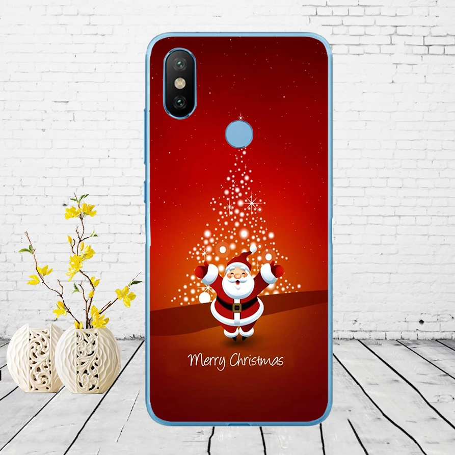 Мягкий силиконовый чехол 302DD Merry Christmas для Xiao mi Red mi 6 6a mi 8 a2 lite note 5 6 pro 7 Case