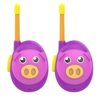 

1pair P15 Home Handheld Animal Pig Smart Toddlers Toy Lightweight Kids Gift School Clear Sound Kindergarten Walkie Talkie Small