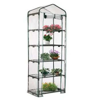 

Multi Size Plant Flowers Cover PVC Greenhouse Cover Plants Warm House Waterproof Anti-UV Gardening Protector Without Iron Stand