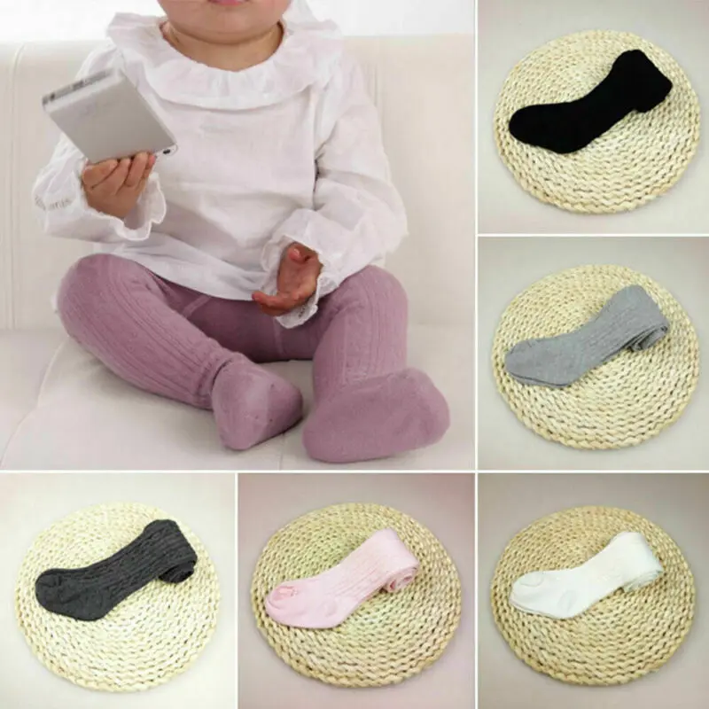 От 0 до 6 лет, теплые хлопковые колготки для новорожденных девочек, Стрейчевые колготки для девочек детские однотонные колготки ярких цветов, От 0 до 6 лет