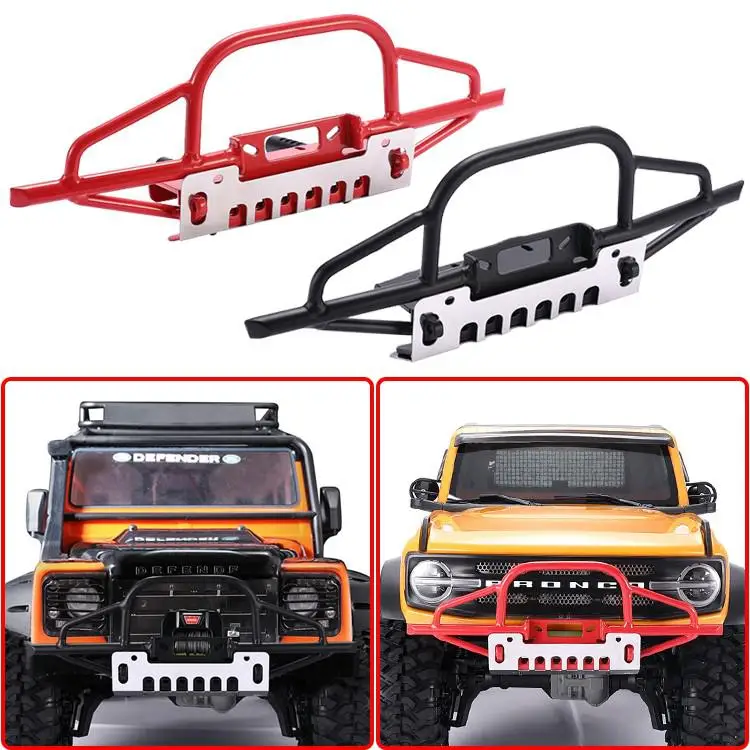 

Djrc Metal Front And Rear Body Bumper Protection B Trax Trx4 Bronco Mounts Rc Car Upgrade Accessories Carro De Control Remoto