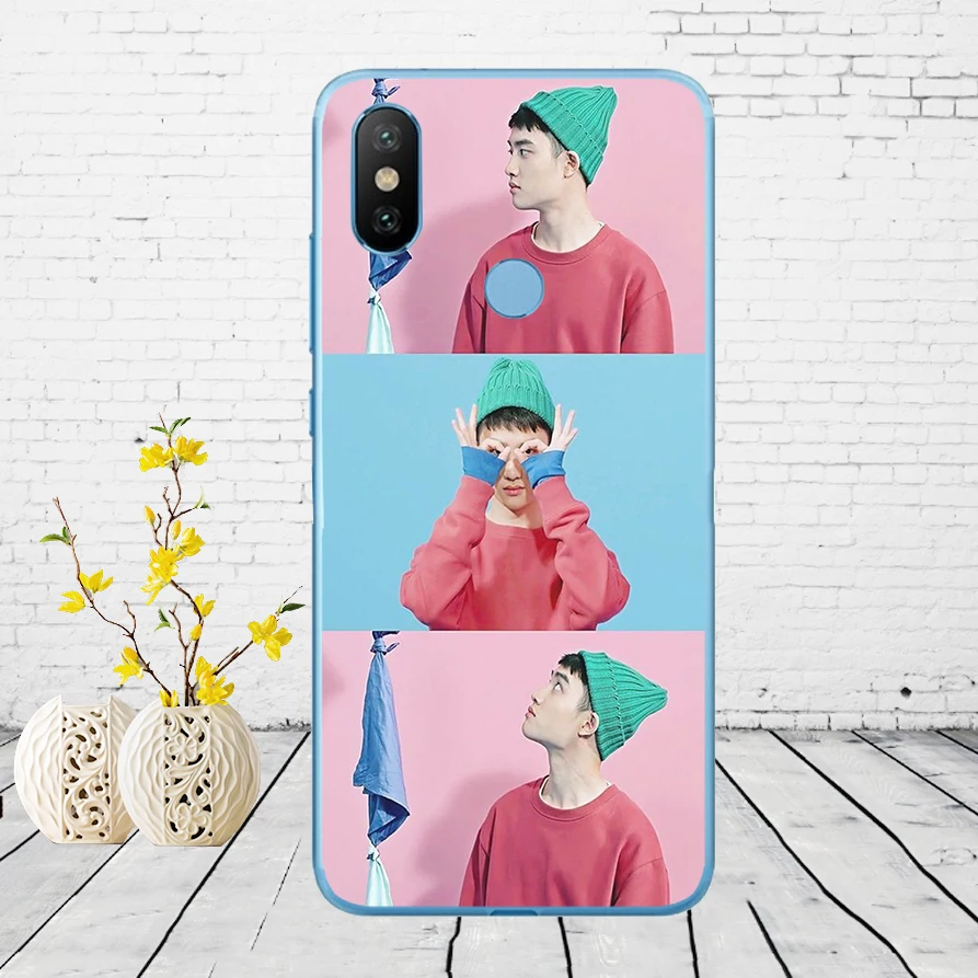 132DD Kpop exo Lucky one Мягкий силиконовый чехол для Xiao mi Red mi 6 6a mi 8 a2 lite note 5 6 pro 7 Case - Цвет: 8