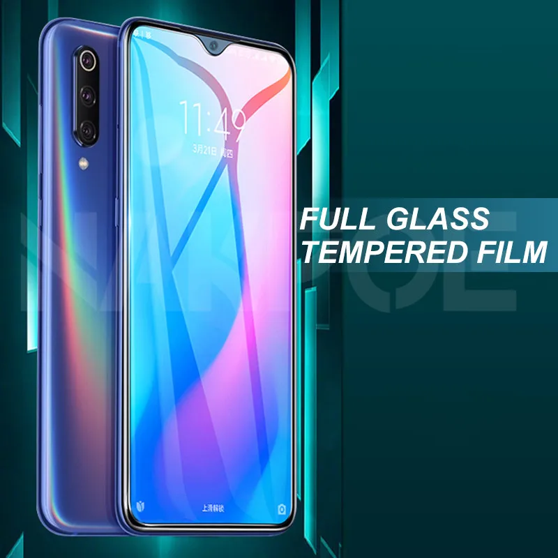 Защитное стекло 9H для Xiaomi Mi 8 9 9T Pro SE CC9 CC9E A3 A2 Lite Play Pocophone F1, закаленное защитное стекло-пленка, чехол