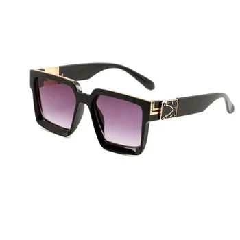 

Europe Summer Logo Brand Designer Women Ladies Sun Glasses Square Eyewear Retro Gafas De Sol Mujer Sunglasses Oculos Feminino