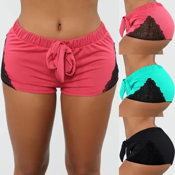 

Women Shorts Casual Loose Shorts Beach Girl High Waist Short Fashion Lady 2020 Elastic Waist