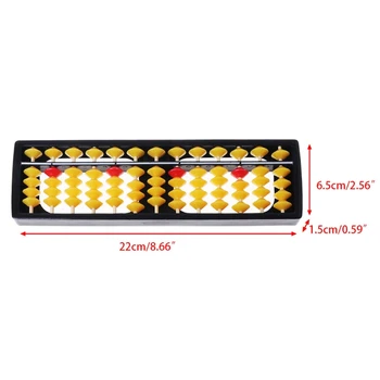 

Abacus Soroban Beads Column Kid School Learning Tools Educational Math Toys Q6PD