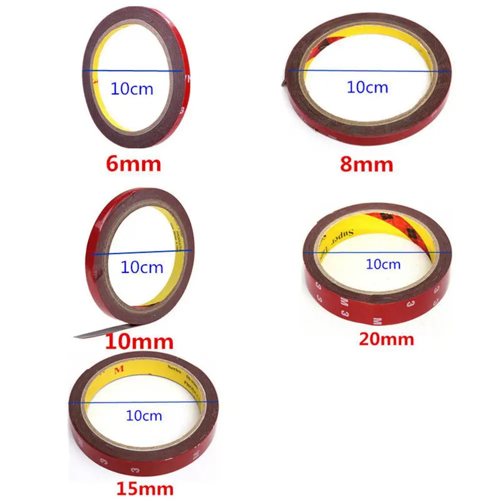Акриловая Двусторонняя лента Бытовая настенная клейкая лента Автомобильная наклейка автомобильная лента