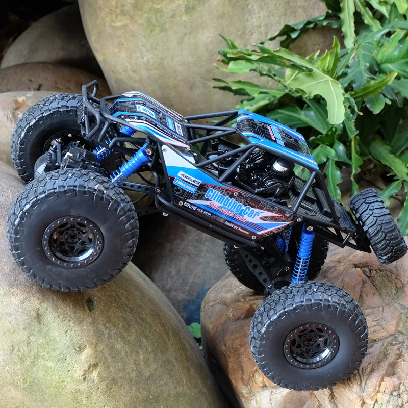 RC автомобиль Рок Гусеничный 1:14 2,4 ГГц 4WD внедорожный альпинистский водонепроницаемый пульт дистанционного управления автомобиль электронная детская Радиоуправляемая машинка