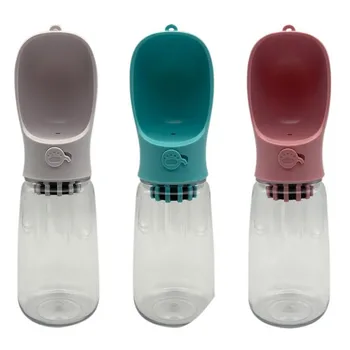 

1PC Pet Dog Water Bottle Dog Food Water Feeder Drinking Bowl with Activated Carbon Filter Outdoor Puppy Cat Water Dispenser/