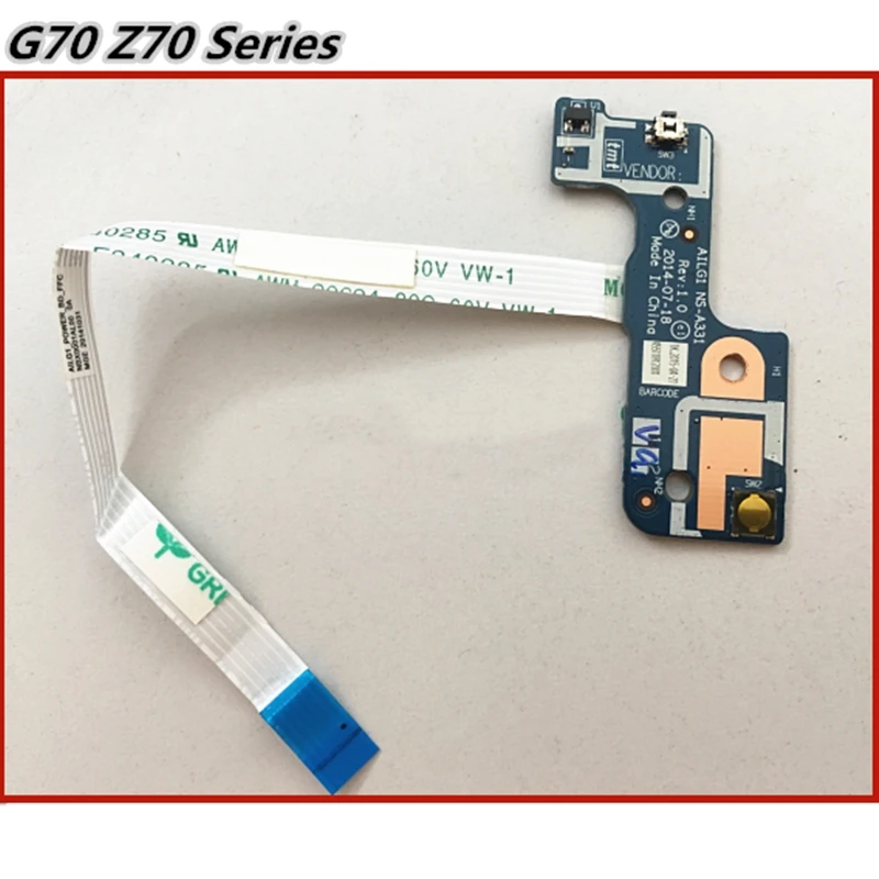 Laptop Power button board Switch Board Cable For Lenovo G70 Z70 Series G70-50 Z70-50 Z70-80 G70-80 G70-70 NS-A331 | Компьютеры и офис